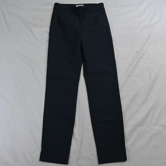 Arket 34 / 4 US Navy Blue Skinny Ankle Side Zip Womens Dress Pants‎ - Picture 1 of 7